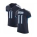 Men's Tennessee Titans #11 A.J. Brown Navy Blue Team Color Vapor Untouchable Elite Player Football Jersey