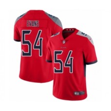 Men's Tennessee Titans #54 Rashaan Evans Limited Red Inverted Legend Football Jersey