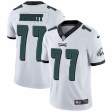 Men's Nike Philadelphia Eagles #77 Michael Bennett White Vapor Untouchable Limited Player NFL Jersey