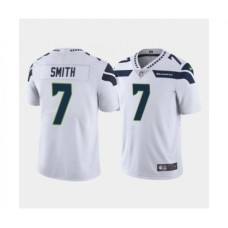 Men's Seattle Seahawks #7 Geno Smith White Vapor Untouchable Limited Stitched Jersey