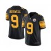 Men's Pittsburgh Steelers #9 Chris Boswell Black Vapor Color Rush Stitched Jersey