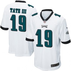 Men's Nike Philadelphia Eagles #19 Golden Tate III Game White NFL Jersey