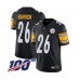 Men's Pittsburgh Steelers #26 Mark Barron Black Team Color Vapor Untouchable Limited Player 100th Season Football Stitched Jersey