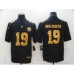 Men's Pittsburgh Steelers #19 JuJu Smith-Schuster Black Nike Leopard Print Limited Stitched Jersey