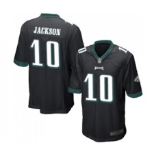 Men's Philadelphia Eagles #10 DeSean Jackson Game Black Alternate Football Jersey