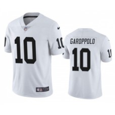 Men's Las Vegas Raiders #10 Jimmy Garoppolo White Vapor Untouchable Stitched Football Jersey