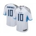 Men's Tennessee Titans #10 Adam Humphries Game White Football Jersey