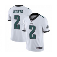 Philadelphia Eagles #2 Jalen Hurts White Vapor Untouchable Limited Player Football Stitched Jersey