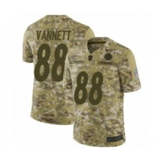 Men's Pittsburgh Steelers #88 Nick Vannett Limited Camo 2018 Salute to Service Football Stitched Jersey