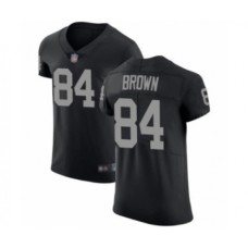 Men's Oakland Raiders #84 Antonio Brown Black Team Color Vapor Untouchable Elite Player Football Jersey