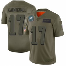 Men's Philadelphia Eagles #17 Harold Carmichael Limited Camo 2019 Salute to Service Football Jersey