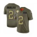 Men's Pittsburgh Steelers #2 Mason Rudolph Limited Olive Camo 2019 Salute to Service Football Stitched Jersey