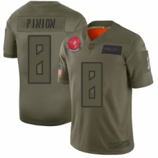 Men's Tampa Bay Buccaneers #8 Bradley Pinion Limited Camo 2019 Salute to Service Football Jersey