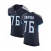 Men's Tennessee Titans #76 Rodger Saffold Navy Blue Team Color Vapor Untouchable Elite Player Football Jersey