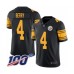 Men's Pittsburgh Steelers #4 Jordan Berry Limited Black Rush Vapor Untouchable 100th Season Football Jersey