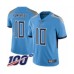 Men's Tennessee Titans #10 Adam Humphries Light Blue Alternate Vapor Untouchable Limited Player 100th Season Football Jersey