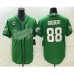 Men's Nike Philadelphia Eagles #88 Dallas Goedert Green C Cool Base Stitched Baseball Jersey