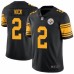 Men's Pittsburgh Steelers #2 Michael Vick Black Nike Limited Stitched Jersey