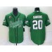 Men's Nike Philadelphia Eagles #20 Brian Dawkins Green C Cool Base Stitched Baseball Jersey