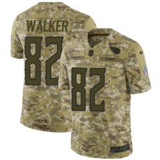 Men's Nike Tennessee Titans #82 Delanie Walker Limited Camo 2018 Salute to Service NFL Jersey