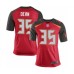 Men's Tampa Bay Buccaneers #35 Jamel Dean Elite Red Team Color Football Jersey