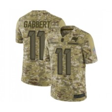 Men's Tampa Bay Buccaneers #11 Blaine Gabbert Limited Camo 2018 Salute to Service Football Jersey