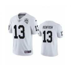 Men's Oakland Raiders #13 Hunter Renfrow White 2020 Inaugural Season Vapor Limited Stitched Jersey