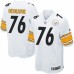 Men's Nike Pittsburgh Steelers #76 Chukwuma Okorafor Game White NFL Jersey