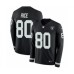 Men's Nike Oakland Raiders #80 Jerry Rice Limited Black Therma Long Sleeve NFL Jersey