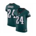 Men's Philadelphia Eagles #24 Jordan Howard Midnight Green Team Color Vapor Untouchable Elite Player Football Jersey