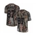 Men's Oakland Raiders #87 Foster Moreau Limited Camo Rush Realtree Football Jersey