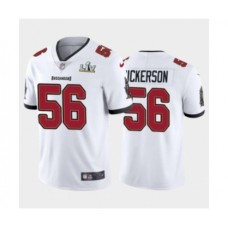 Men's Tampa Bay Buccaneers #56 Hardy Nickerson White Super Bowl LV Stitched Jersey