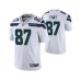 Men's Seattle Seahawks #87 Noah Fant White Vapor Untouchable Limited Stitched Jersey