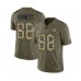 Men's Pittsburgh Steelers #88 Nick Vannett Limited Olive Camo 2017 Salute to Service Football Stitched Jersey