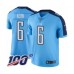 Men's Tennessee Titans #6 Brett Kern Limited Light Blue Rush Vapor Untouchable 100th Season Football Jersey