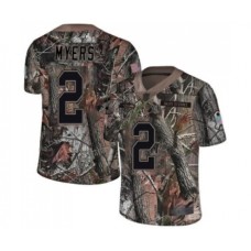 Men's Seattle Seahawks #2 Jason Myers Limited Camo Rush Realtree Football Jersey