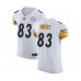 Men's Pittsburgh Steelers #83 Zach Gentry White Vapor Untouchable Elite Player Football Jersey