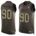 Men's Nike Tampa Bay Buccaneers #90 Jason Pierre-Paul Limited Green Salute to Service Tank Top NFL Jersey