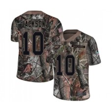 Men's Philadelphia Eagles #10 DeSean Jackson Camo Rush Realtree Limited Football Jersey