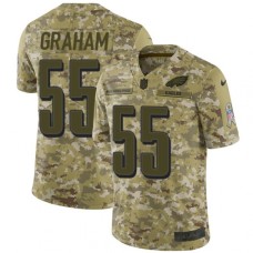 Men's Nike Philadelphia Eagles #55 Brandon Graham Limited Camo 2018 Salute to Service NFL Jersey