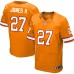 Men's Nike Tampa Bay Buccaneers #27 Ronald Jones II Elite Orange Glaze Alternate NFL Jersey