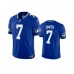 Men's Nike Seattle Seahawks #7 Geno Smith Royal 2023 F.U.S.E. Vapor Limited Throwback Stitched Jersey