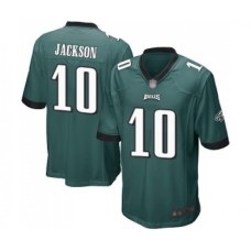 Men's Philadelphia Eagles #10 DeSean Jackson Game Midnight Green Team Color Football Jersey