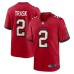 Men's Tampa Bay Buccaneers #2 Kyle Trask Nike Red 2021 NFL Draft Pick Player Game Stitched Jersey