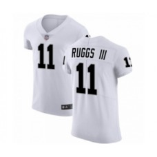 Men's Henry Ruggs III #11 Las Vegas Raiders Elite White Vapor Untouchable Stitched Jersey