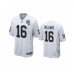 Men's Oakland Raiders #16 Tyrell Williams White 2020 Inaugural Season Game Stitched Jersey