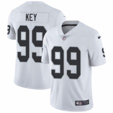 Men's Nike Oakland Raiders #99 Arden Key White Vapor Untouchable Limited Player NFL Jersey