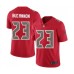 Men's Tampa Bay Buccaneers #23 Deone Bucannon Limited Red Rush Vapor Untouchable Football Jersey