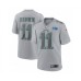 Men's Philadelphia Eagles #11 A.J. Brown Gray Super Bowl LVII Atmosphere Fashion Stitched Game Jersey