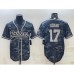 Men's Las Vegas Raiders #17 Davante Adams Grey Camo With Patch Cool Base Stitched Baseball Jersey